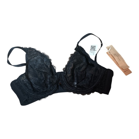 Wingslove Sexy Sheer Mesh Bra | 36C | Black | NWT - Picture 2 of 5